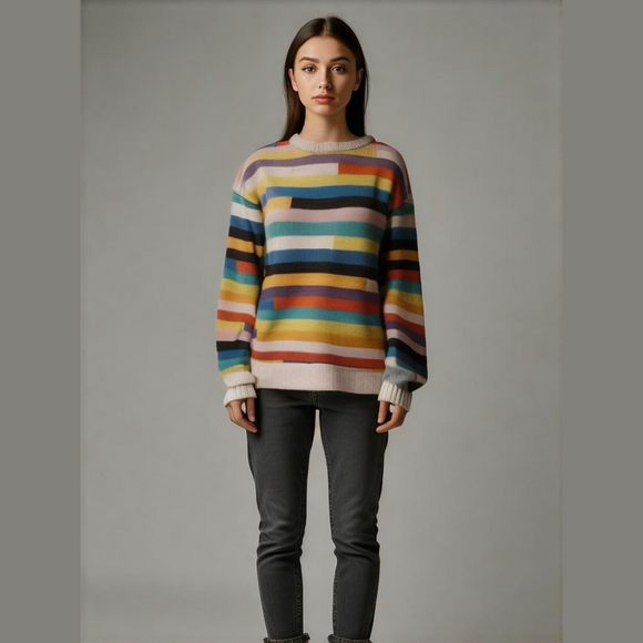 GUC Lego X Target Color Block Sweater SZ XL junior. - Picture 1 of 9